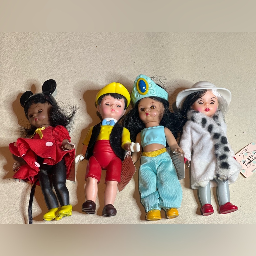 Vintage 2004 Madame Alexander dolls McDonalds toys.